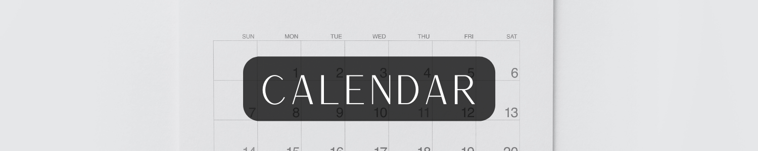 Calendar For Website